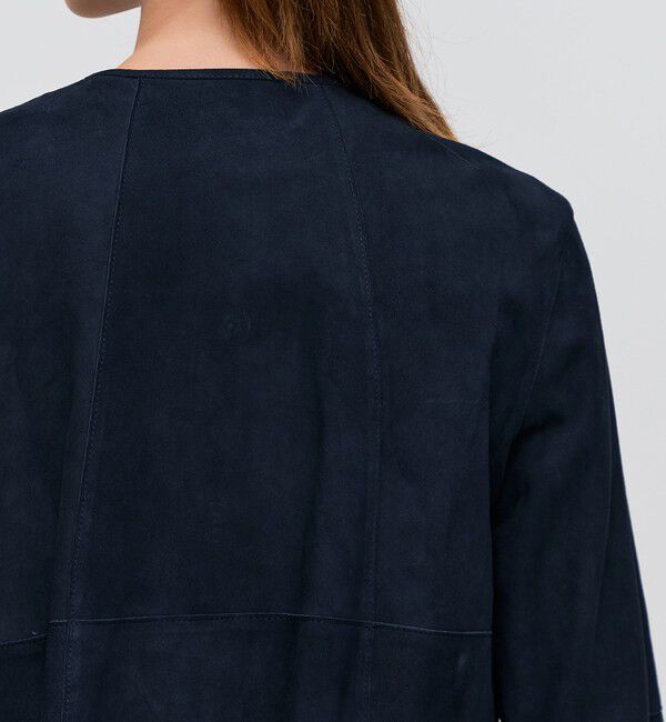 BACCA「ゴートスエード ショートジップブルゾン」|ブルゾン・スタジャン|