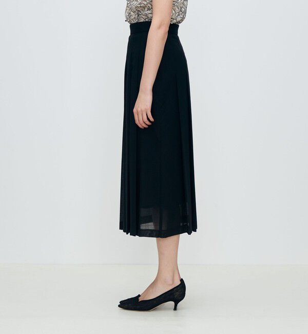 TOMORROWLAND collection「クリアーボイル アシンメトリープリーツスカート」|スカート|