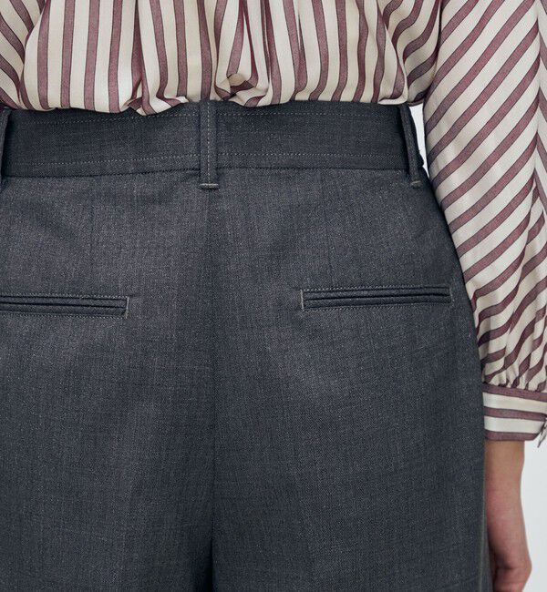 TOMORROWLAND collection「ラメグレー タックワイドパンツ」|その他|