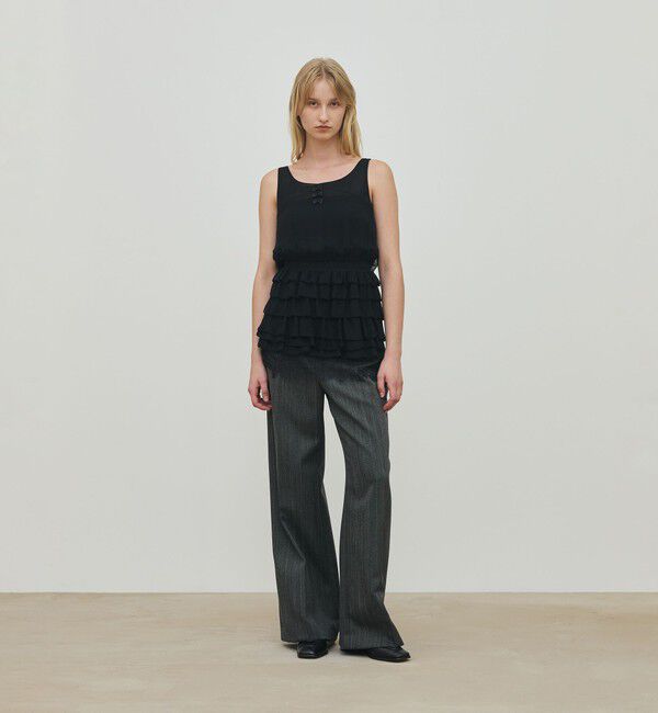 DES PRES「シルクシフォン ペプラムブラウス」|シャツ・ブラウス|