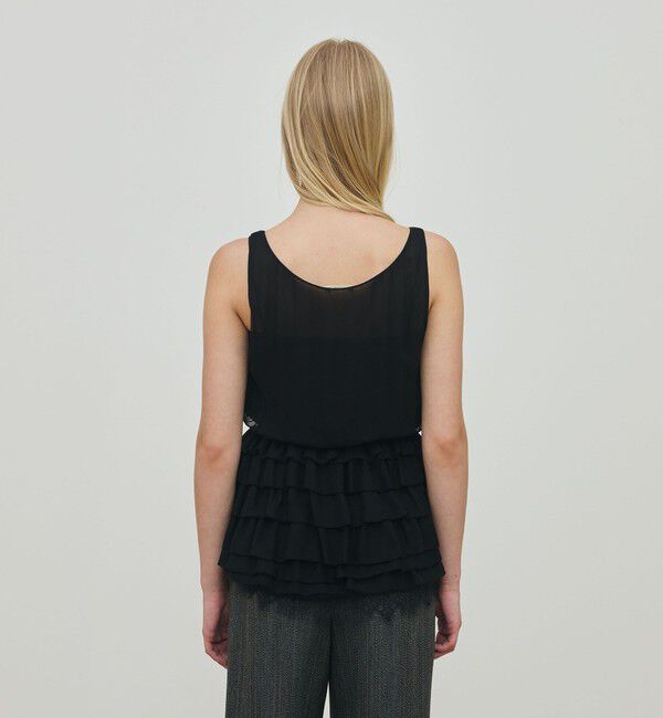 DES PRES「シルクシフォン ペプラムブラウス」|シャツ・ブラウス|