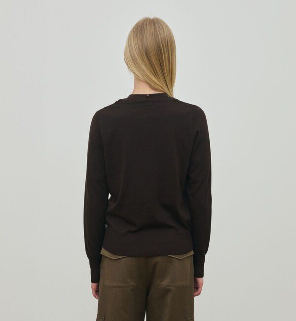 DES PRES「ウーステッドウール クルーネックカーディガン」|カーディガン|