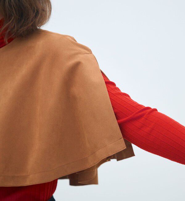 MACPHEE「フェイクスエード ショートケープ」|その他|