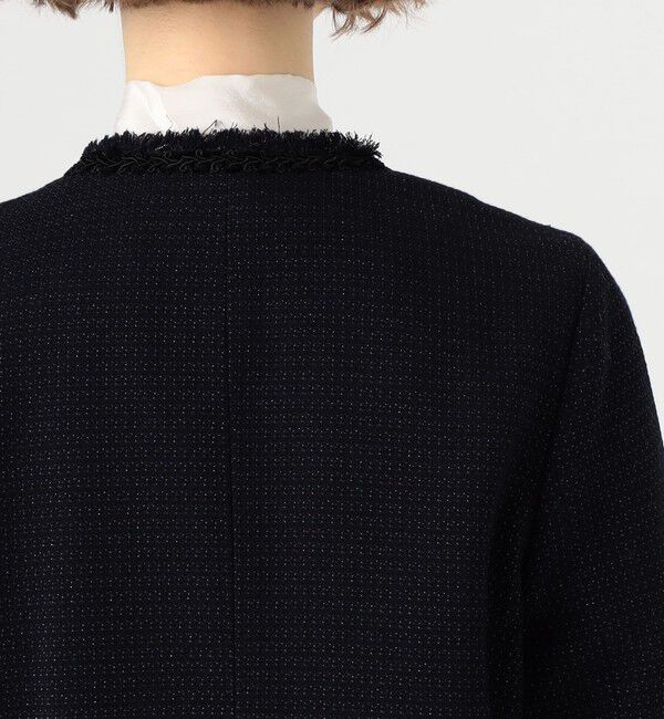 Ballsey「クレストドビー Vクルージャケット」|ノーカラージャケット|