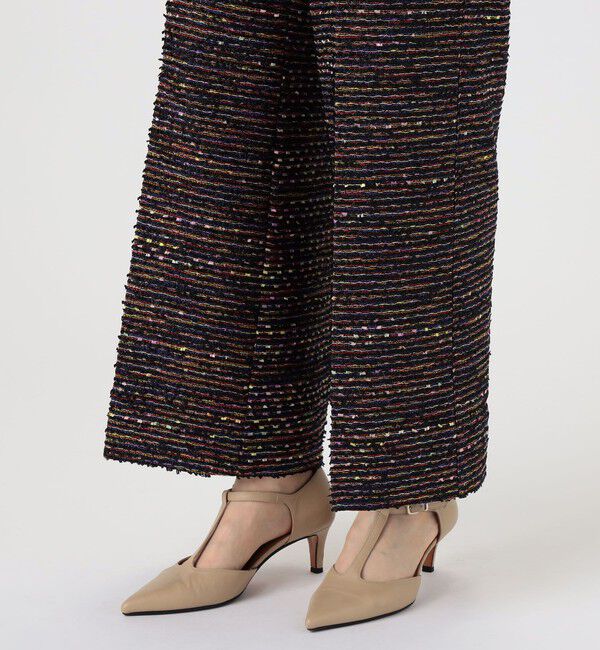 Ballsey「フリンジヤーンツイード ワイドパンツ」|その他|