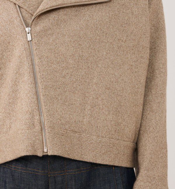 GALERIE VIE「カシミヤペーパー ライダースジャケット」|ライダースジャケット|