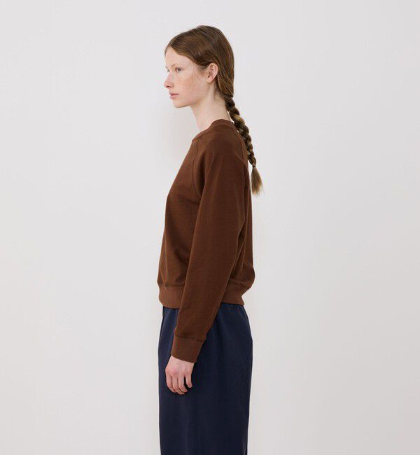GALERIE VIE「クレープコットンジャージー ラグランスリーブプルオーバー」|スウェット・ジャージ|