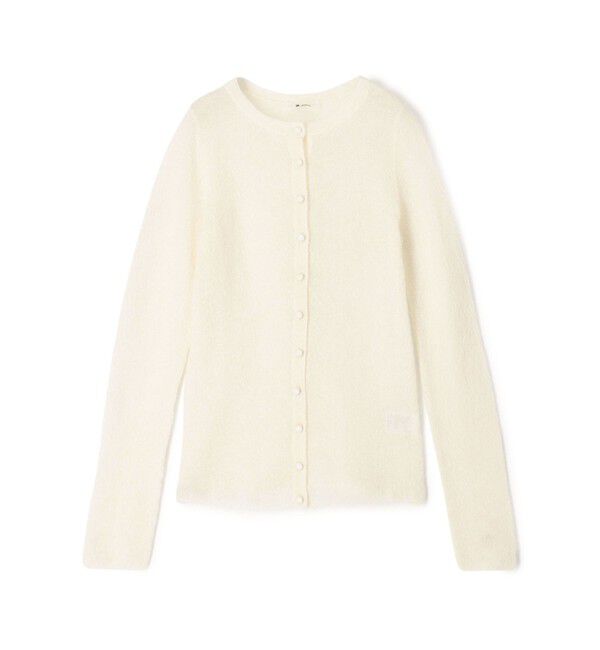 Edition「モヘアシアー クルーネックカーディガン」|カーディガン|11 ホワイト