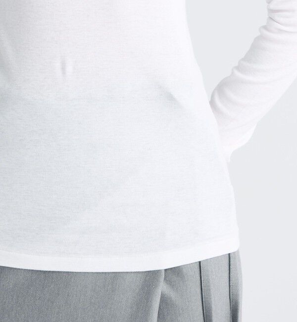 Edition「コットンシルクフライス クルーネックトップ」|Tシャツ・カットソー|