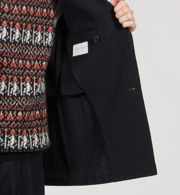 TOMORROWLAND MENS「ウールリネンコットン ダブルブレステッド 4Bジャケット」|テーラードジャケット|