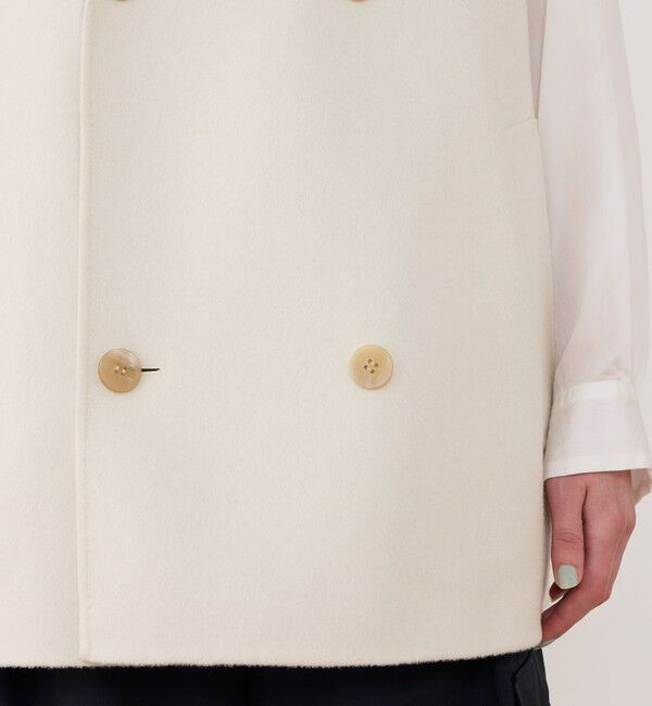 GALERIE VIE「ウールダブルフェイス トレンチベスト」|ダウンベスト・ベスト|