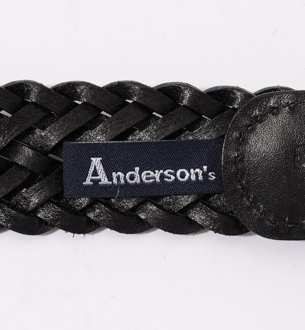 TOMORROWLAND GOODS「Andeson's ゴールドバックル レザーメッシュベルト」|ベルト|