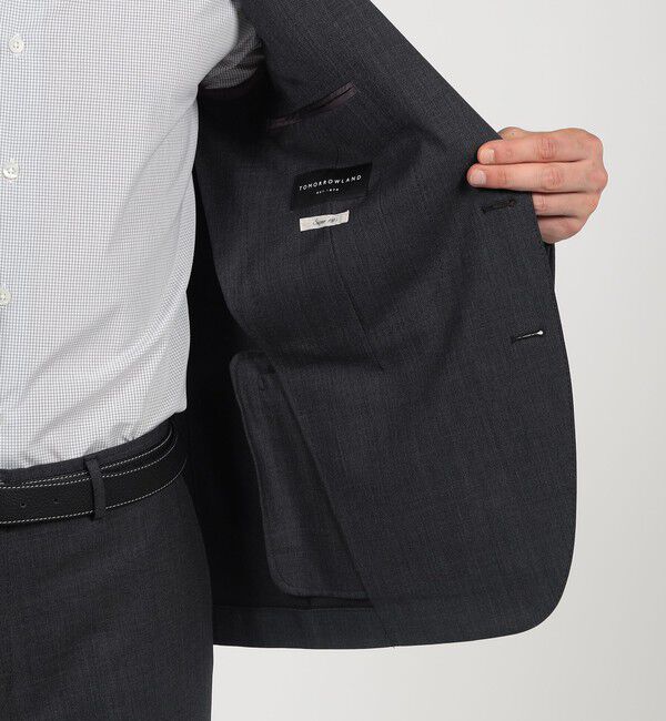 TOMORROWLAND MENS「SUPER120&rsquo;Sウール ストレッチ シングルブレステッド 2Bジャケット」|テーラードジャケット|