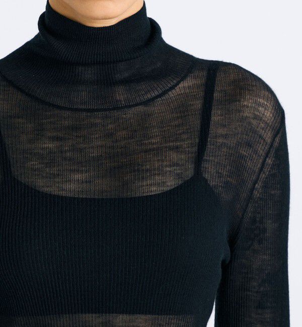 Edition「カシミヤ シアー タートルネック ニット」|ニット・セーター|
