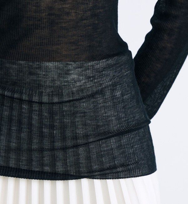 Edition「カシミヤ シアー タートルネック ニット」|ニット・セーター|