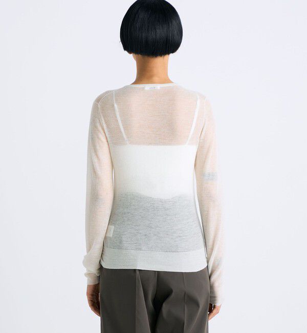 Edition「カシミヤ シアー カーディガン」|カーディガン|