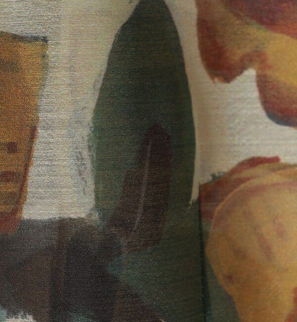 TOMORROWLAND collection「サンフラワープリント シースルージャケット」|テーラードジャケット|