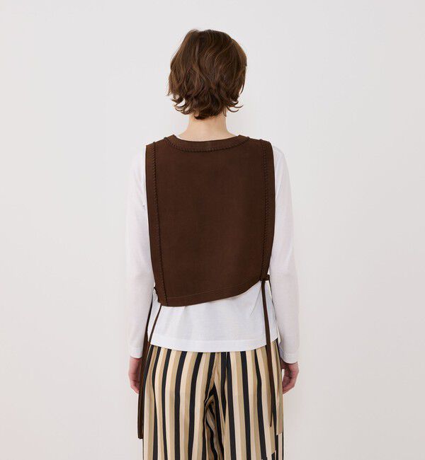 GALERIE VIE「プライムヌバック アシンメトリーベスト」|ベスト・ジレ|