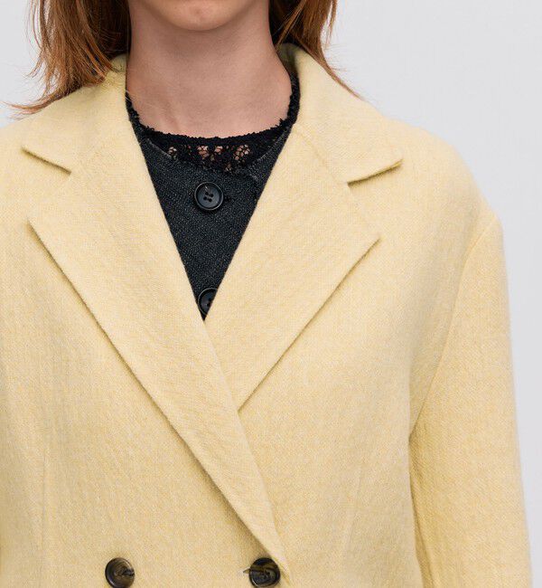 BACCA「オートミールダブルフェイス リバーロングコート」|チェスターコート|