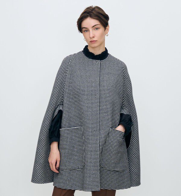 TOMORROWLAND collection「スーパーダブルフェイス リバーシブルマントコート」|ポンチョ・ケープ|