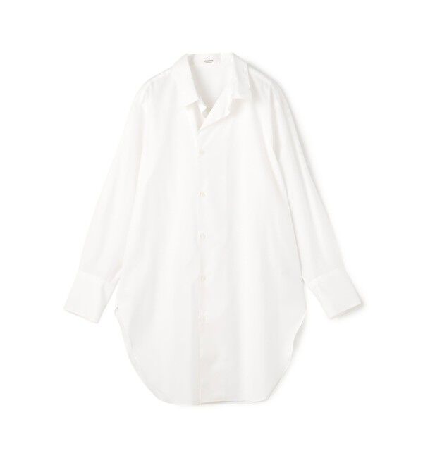 MACPHEE「コットンブロード ベルト付きチュニックシャツ」|チュニック|11 ホワイト