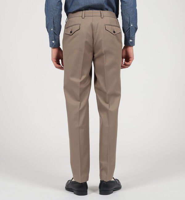 TOMORROWLAND MENS「コットンウール ノープリーツパンツ SONDRIO」|チノ|