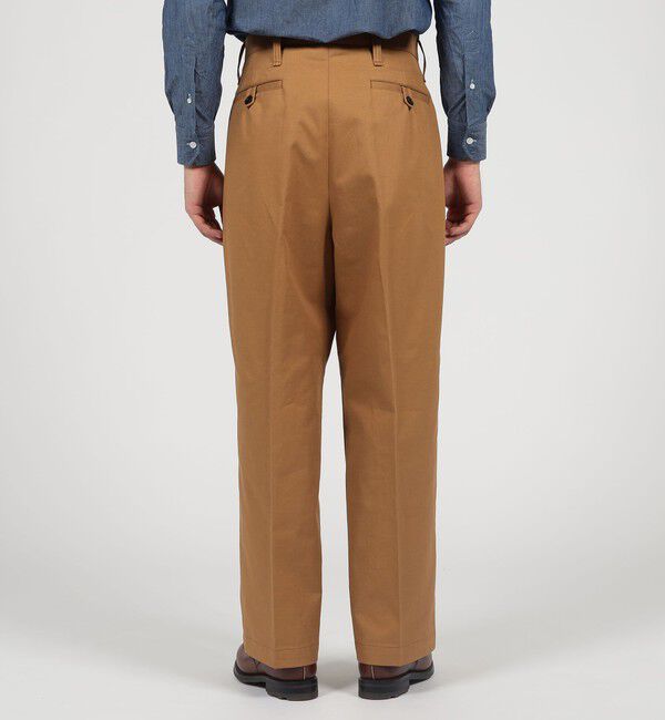 TOMORROWLAND MENS「コットンドリル ベイカーパンツ SONDRIO」|チノ|