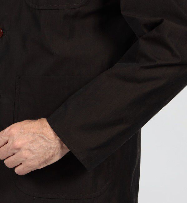 TOMORROWLAND MENS「コットンシャンブレー サボアジャケット」|ブルゾン・スタジャン|