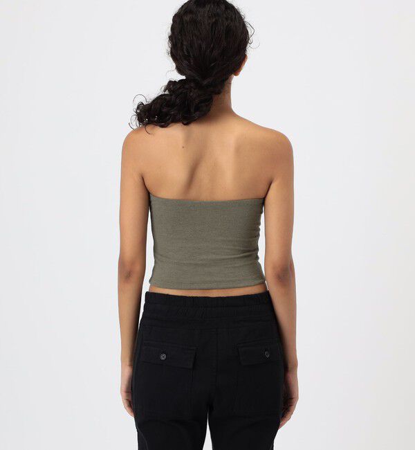 JAMES PERSE「コットンポリエステルジャージー シャーリングチューブトップ WMTP3234」|チューブトップ|