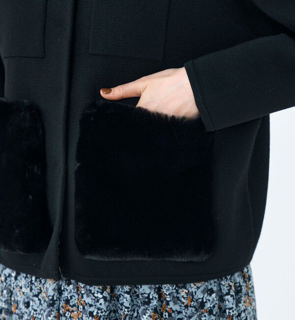 Ballsey「ウールポリエステルミラノリブ 4ポケットカーディガン」|カーディガン|