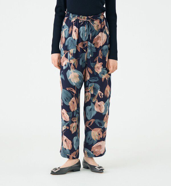 Ballsey「ミラージュフルールプリント セミバナナパンツ」|その他|