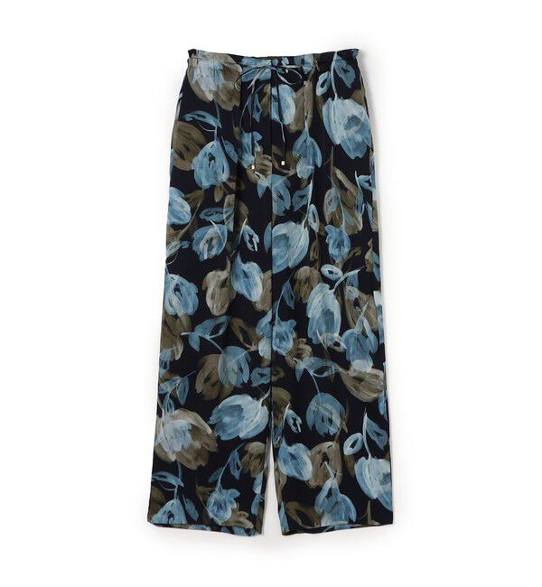 Ballsey「ミラージュフルールプリント セミバナナパンツ」|その他|64 ブルー系