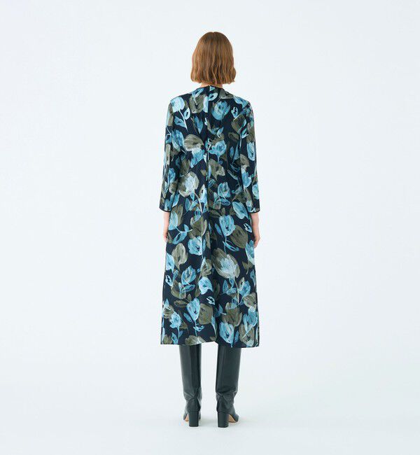 Ballsey「ミラージュフルールプリント バックタックワンピース」|ワンピース|