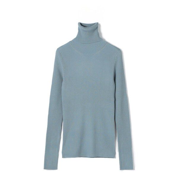 GALERIE VIE「プルミエールウールリブ タートルネックプルオーバー」|ニット・セーター|63 ライトブルー
