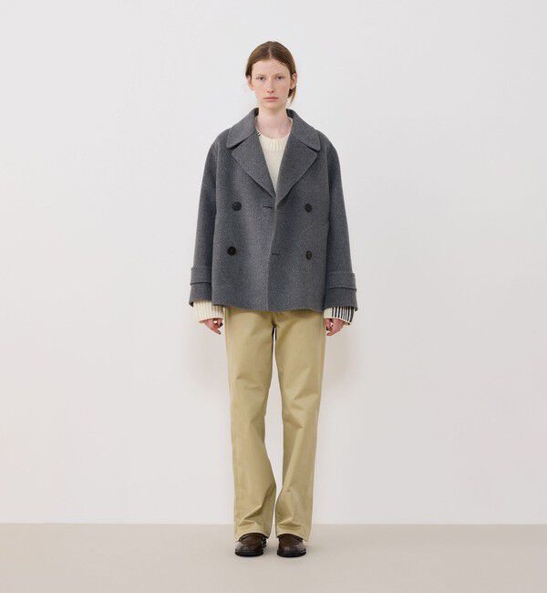 GALERIE VIE「ウールカシミヤダブルフェイス Pコート」|ピーコート|