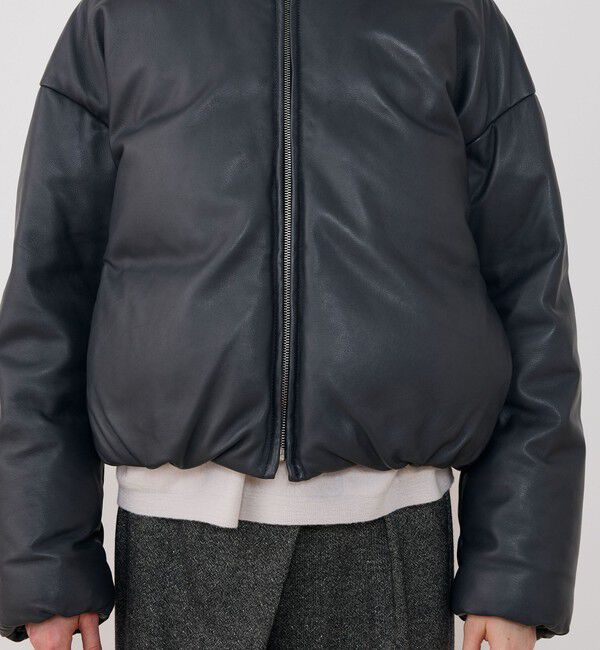 GALERIE VIE「シープダウン オーバルブルゾン」|ダウン|