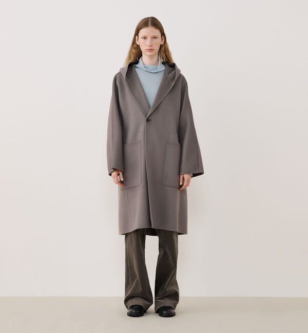 GALERIE VIE「ダブルフェイス ドルマンスリーブフーデッドコート」|その他|
