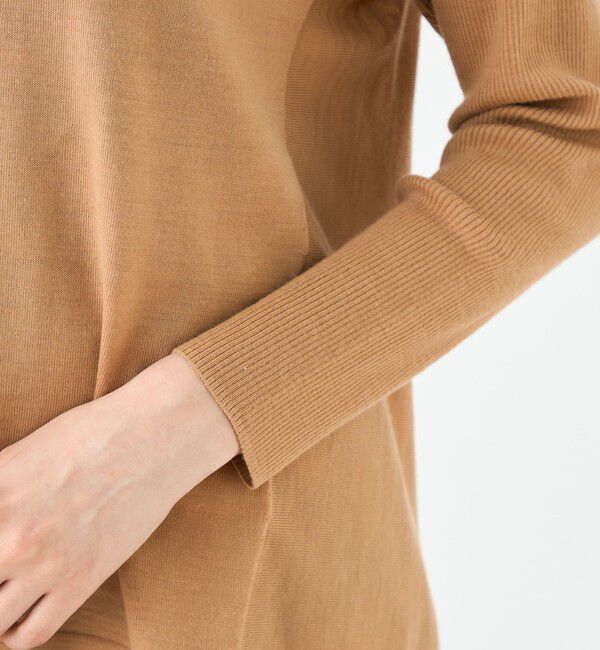 Ballsey「シルケットウール ワイドプルオーバー」|ニット・セーター|