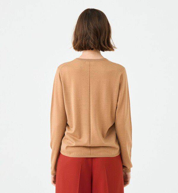 Ballsey「シルケットウール クルーネックプルオーバー」|ニット・セーター|