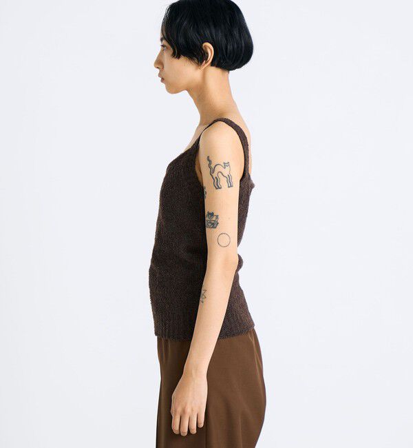 Edition「ウールブークレー ニット キャミソール」|ニット・セーター|