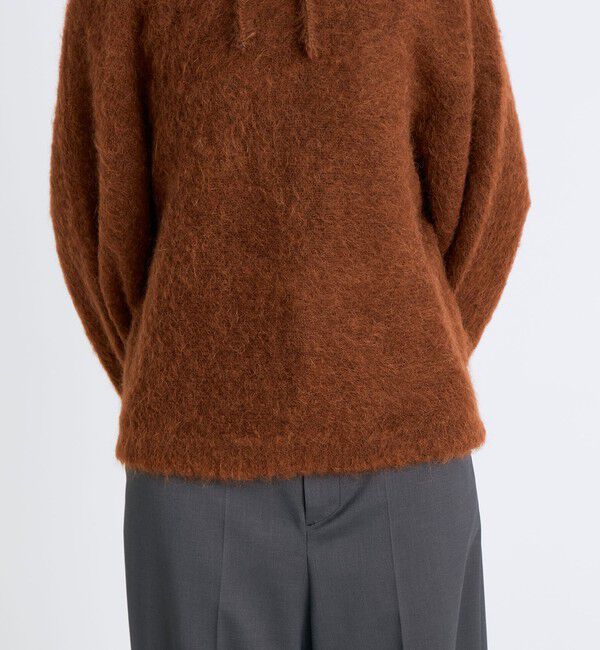 Edition「アルパカシャギー フーディートップス」|ニット・セーター|