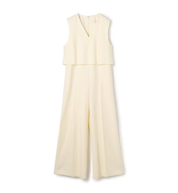 DES PRES「フランネルウールストレッチ オールインワン」|オールインワン|11 ホワイト