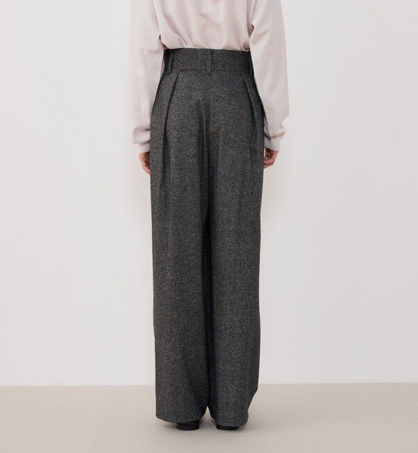 GALERIE VIE「モノフラノ ワンサイドタックスラックス」|スラックス|