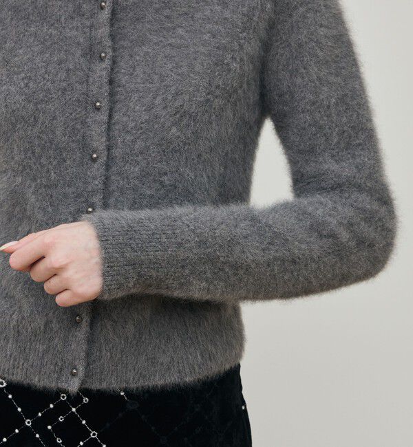 DES PRES「フォックスカシミヤ クルーネックカーディガン」|カーディガン|