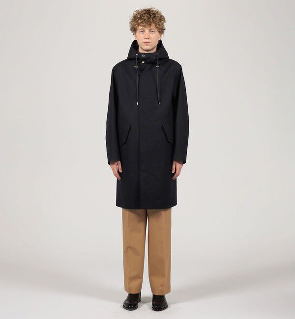 TOMORROWLAND MENS「【別注】MACKINTOSH GRANISH ウールボンディング フーデッドコート」|ミリタリー・モッズコート|