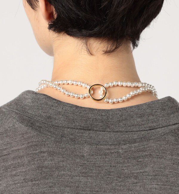 TOMORROWLAND GOODS「【別注】januka サークル パール ネックレス」|ネックレス|
