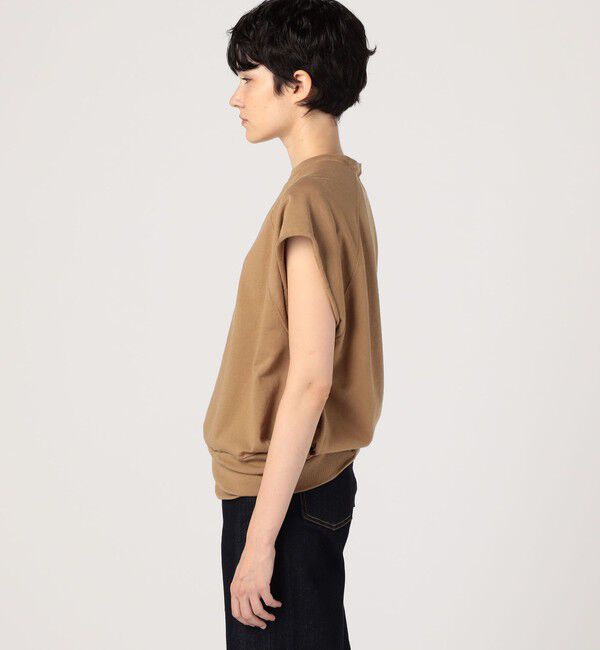 BACCA「ソフトコットン スリーブレスプルオーバー」|スウェット・ジャージ|