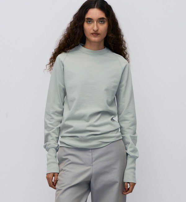 BACCA「ソフトコットン ラグランスリーブプルオーバー」|スウェット・ジャージ|