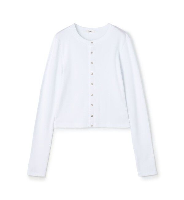 Edition「コットンモダールフライス カーディガン」|カーディガン|11 ホワイト