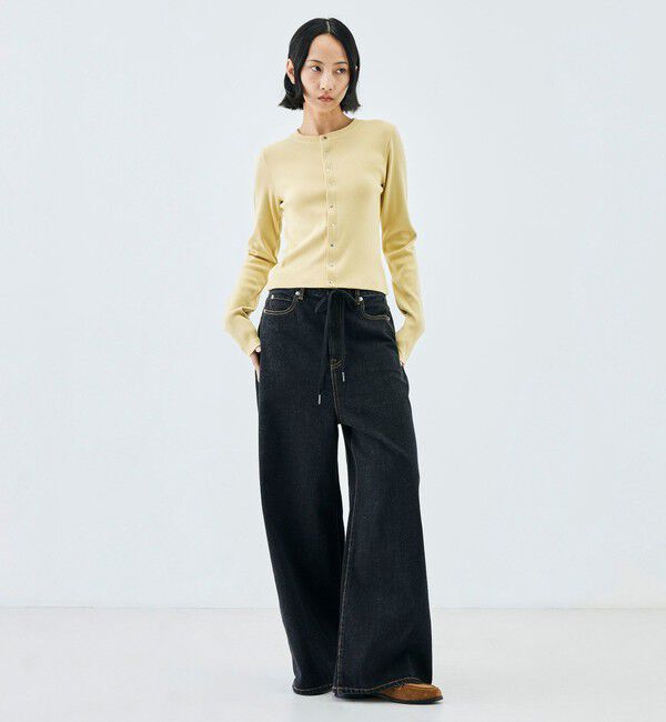 Edition「コットンモダールフライス カーディガン」|カーディガン|